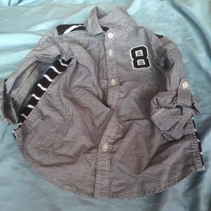 Koala Kids Born To Be Awesome 18-24M Button Down